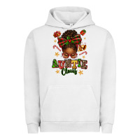 Pigment Lunar Rock Auntie Claus Afro Messy Bun Urban Hoodie - texasbilliewilder