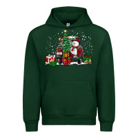 Forest Green christmas truck Urban Hoodie - RanaPortraitStore