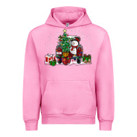Fuchsia Pink christmas truck Urban Hoodie - RanaPortraitStore