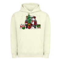 Pigment Pistachio christmas truck Urban Hoodie - RanaPortraitStore