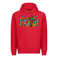Red western faith Premium Hoodie - Zillion Design Studio