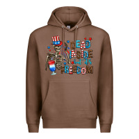 Chestnut dead inside but its freedom Premium Hoodie - AdoDesignShop