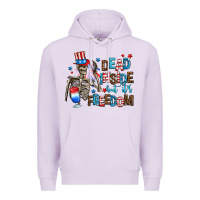Lilac dead inside but its freedom Premium Hoodie - AdoDesignShop