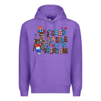 Purple dead inside but its freedom Premium Hoodie - AdoDesignShop
