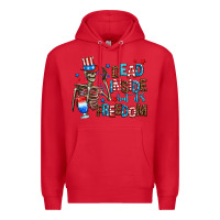 Red dead inside but its freedom Premium Hoodie - AdoDesignShop