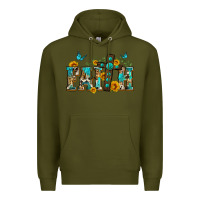 Army Green western faith Premium Hoodie - Zillion Design Studio