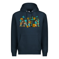 Navy western faith Premium Hoodie - Zillion Design Studio