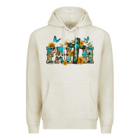 Oatmeal Heather western faith Premium Hoodie - Zillion Design Studio