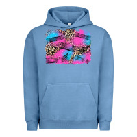 Pigment Pebble Blue race background Urban Hoodie - Zillion Design Studio