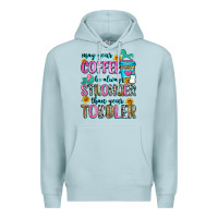 Blue Mist may your coffee be always stronger than your toodl Premium Hoodie - Zillion Design Studio
