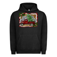 Pigment Black christmas truck with tree Urban Hoodie - RanaPortraitStore