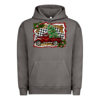 Pigment Tornado christmas truck with tree Urban Hoodie - RanaPortraitStore
