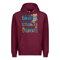 Burgundy may your coffee be always stronger than your stude Premium Hoodie - Zillion Design Studio