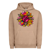 Pigment Burro race  sunflower Urban Hoodie - Zillion Design Studio