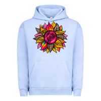 Pigment Grape Ice race  sunflower Urban Hoodie - Zillion Design Studio