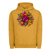 Pigment Peanut Butter race  sunflower Urban Hoodie - Zillion Design Studio