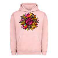Pigment Salmon race  sunflower Urban Hoodie - Zillion Design Studio