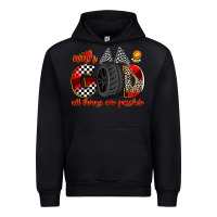 Black with god all things are possible Urban Hoodie - Zillion Design Studio