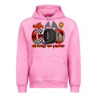 Fuchsia Pink with god all things are possible Urban Hoodie - Zillion Design Studio