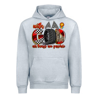 Heather Grey with god all things are possible Urban Hoodie - Zillion Design Studio
