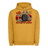Pigment Peanut Butter with god all things are possible Urban Hoodie - Zillion Design Studio