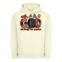 Pigment Pistachio with god all things are possible Urban Hoodie - Zillion Design Studio