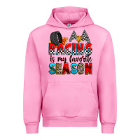 Fuchsia Pink racing is my favorite season Urban Hoodie - Zillion Design Studio