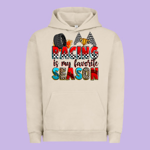 Racing Is My Favorite Season Urban Hoodie Designed By Zillion Design Studio