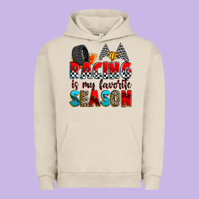 Racing Is My Favorite Season Urban Hoodie Designed By Zillion Design Studio