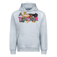 Heather Grey race teacher Urban Hoodie - Zillion Design Studio