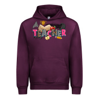 Mauve Wine race teacher Urban Hoodie - Zillion Design Studio