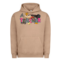 Pigment Burro race teacher Urban Hoodie - Zillion Design Studio