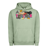 Pigment Oil Green race teacher Urban Hoodie - Zillion Design Studio