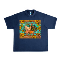 Navy Fall coop animals pumpkin Urban Heavy Tee - Artiststas