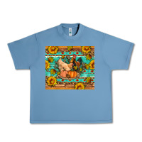 Pebble Blue Fall coop animals pumpkin Urban Heavy Tee - Artiststas