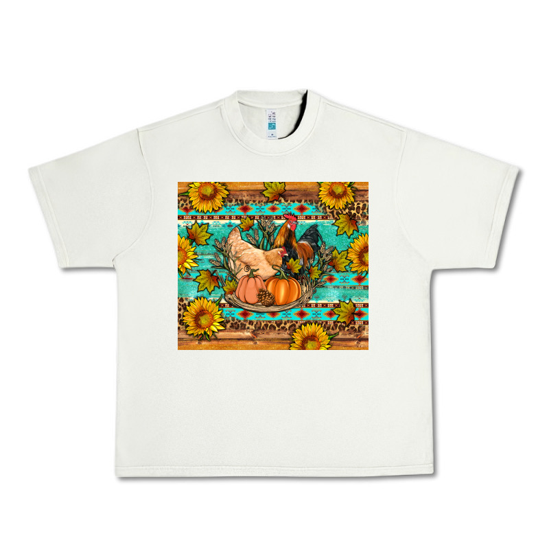 Fall Coop Animals Pumpkin Urban Heavy Tee by Artiststas | Teevron