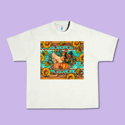 Fall Coop Animals Pumpkin Urban Heavy Tee Designed By Artiststas
