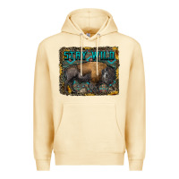Pina Colada stay wild aztec bison Premium Hoodie - RanaPortraitStore