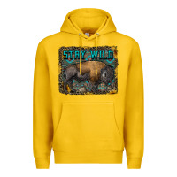 Lemon stay wild aztec bison Premium Hoodie - RanaPortraitStore