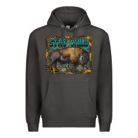 Smoke stay wild aztec bison Premium Hoodie - RanaPortraitStore