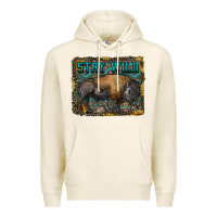 Tofu stay wild aztec bison Premium Hoodie - RanaPortraitStore