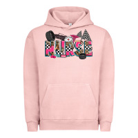 Pigment Salmon race nurse Urban Hoodie - Zillion Design Studio