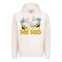 Pale Pink Boo Bees Premium Hoodie - texasbilliewilder