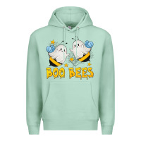 Seafoam Boo Bees Premium Hoodie - texasbilliewilder