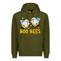 Army Green Boo Bees Premium Hoodie - texasbilliewilder