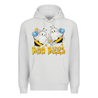 Dove Grey Boo Bees Premium Hoodie - texasbilliewilder