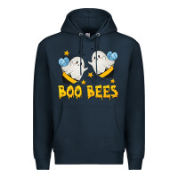 Navy Boo Bees Premium Hoodie - texasbilliewilder