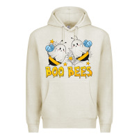 Oatmeal Heather Boo Bees Premium Hoodie - texasbilliewilder