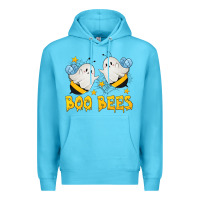 Ocean Blue Boo Bees Premium Hoodie - texasbilliewilder