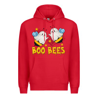 Red Boo Bees Premium Hoodie - texasbilliewilder